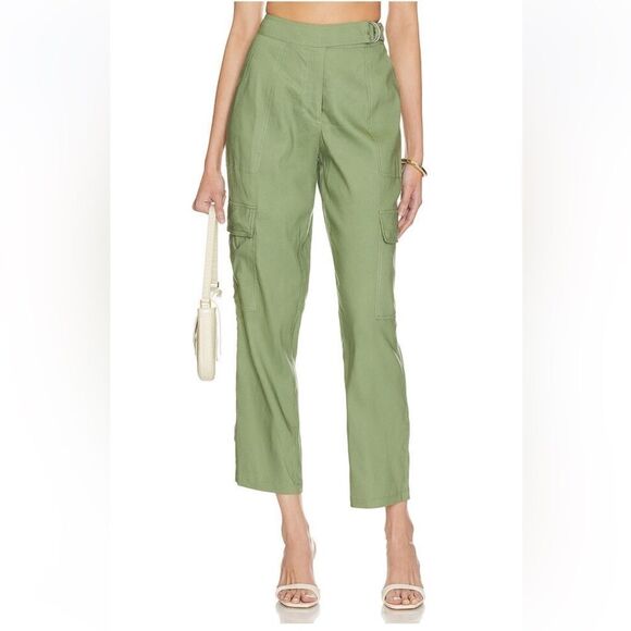 NEW Simkhai Carolina Utility Pant Verde Green Size 6 - Picture 12 of 12